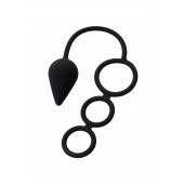 Тройное эрекционное кольцо с анальным хвостом Drop M-size - Erotist Adult Toys - в Волжском купить с доставкой