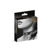 Узенький ошейник из полиуретана с кольцом - Bijoux Pour Toi - купить с доставкой в Волжском