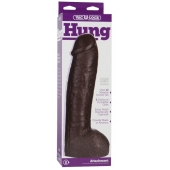 Большая насадка для трусиков Vac-U-Lock Realistic Hung - 31,7 см. - Doc Johnson - купить с доставкой в Волжском