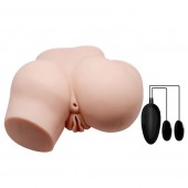 Телесный полуторс с двумя любовными тоннелями и вибрацией - Baile - в Волжском купить с доставкой