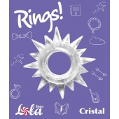 Прозрачное эрекционное кольцо Rings Cristal - Lola Games - в Волжском купить с доставкой
