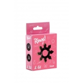 Чёрное эрекционное кольцо Rings Gear - Lola Games - в Волжском купить с доставкой