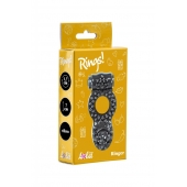 Чёрное эрекционное кольцо Rings Ringer - Lola Games - в Волжском купить с доставкой