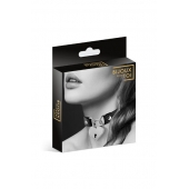 Черный чокер с замком в форме сердца - Bijoux Pour Toi - купить с доставкой в Волжском