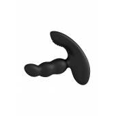 Черный силиконовый стимулятор простаты Levett Nitoc с пультом ДУ - Levett - в Волжском купить с доставкой