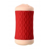 Двухсторонний мастурбатор JOS  NADIN в красном цилиндре - JOS - в Волжском купить с доставкой