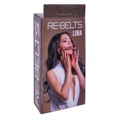 Кляп-трензель Lora с металлическими кольцами - Rebelts - купить с доставкой в Волжском