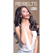 Кляп-трензель Lora с металлическими кольцами - Rebelts - купить с доставкой в Волжском