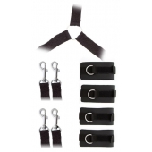 Комплект наручников и поножей LUXURIOUS BED RESTRAINT CUFF SET - Blush Novelties - купить с доставкой в Волжском