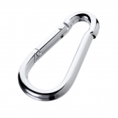 Серебристый карабин TOYFA Metal - ToyFa - купить с доставкой в Волжском