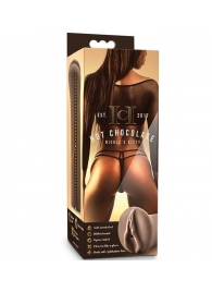 Коричневый мастубратор-вагина Nicole s Kitty - Blush Novelties - в Волжском купить с доставкой