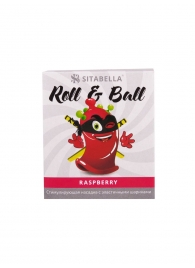 Стимулирующий презерватив-насадка Roll   Ball Raspberry - Sitabella - купить с доставкой в Волжском