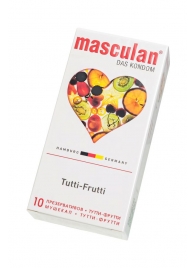 Жёлтые презервативы Masculan Ultra Tutti-Frutti с фруктовым ароматом - 10 шт. - Masculan - купить с доставкой в Волжском