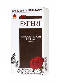 Гладкие презервативы Expert  Классическая опера  - 12 шт. - Expert - купить с доставкой в Волжском