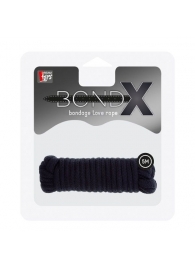 Чёрная веревка для связывания BONDX LOVE ROPE - 5 м. - Dream Toys - купить с доставкой в Волжском