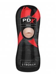 Мастурбатор-ротик Vibrating Oral Stroker - Pipedream - в Волжском купить с доставкой
