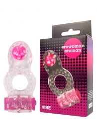 Прозрачное эрекционное кольцо Erowoman-Eroman - Erowoman-Eroman - в Волжском купить с доставкой