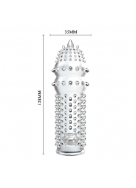 Закрытая прозрачная насадка Crystal sleeve - 14,2 см. - Erowoman-Eroman - в Волжском купить с доставкой