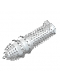 Закрытая прозрачная насадка Crystal sleeve - 14,2 см. - Erowoman-Eroman - в Волжском купить с доставкой