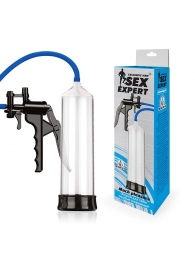 Прозрачная вакуумная помпа Sex Expert с насосом - Sex Expert - в Волжском купить с доставкой
