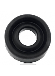 Чёрная силиконовая насадка на помпу размера M - Sex Expert - в Волжском купить с доставкой