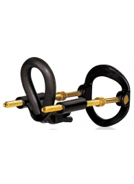 Черный экстендер-растяжитель пениса - Sex Expert - в Волжском купить с доставкой