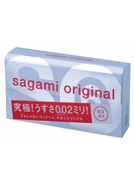 Ультратонкие презервативы Sagami Original - 6 шт. - Sagami - купить с доставкой в Волжском