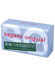 Ультратонкие презервативы Sagami Original - 12 шт. - Sagami - купить с доставкой в Волжском