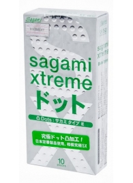 Презервативы Sagami Xtreme Type-E с точками - 10 шт. - Sagami - купить с доставкой в Волжском