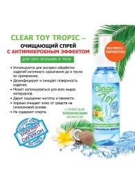 Очищающий спрей для игрушек CLEAR TOY Tropic - 100 мл. - Биоритм - купить с доставкой в Волжском