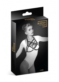 Черная упряжь на грудь Clara - Bijoux Pour Toi - купить с доставкой в Волжском