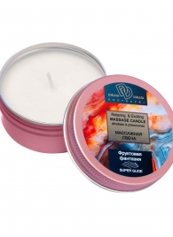 Массажная свеча  Фруктовая фантазия - БиоМед - купить с доставкой в Волжском