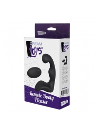 Черный вибромассажер простаты REMOTE BOOTY PLEASER - Dream Toys - в Волжском купить с доставкой