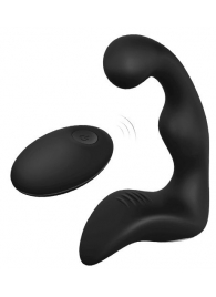 Черный вибромассажер простаты REMOTE BOOTY PLEASER - Dream Toys - в Волжском купить с доставкой