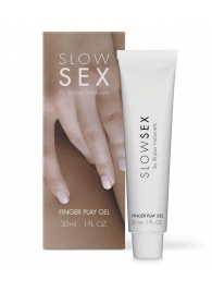 Гель для мастурбации с ароматом кокоса Slow Sex Finger Play Gel - 30 мл. - Bijoux Indiscrets - купить с доставкой в Волжском