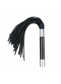 Черная плеть Easytoys Flogger With Metal Grip - 38 см. - Easy toys - купить с доставкой в Волжском