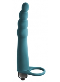 Зеленая вибронасадка для двойного проникновения Bramble - 16,5 см. - Lola Games - купить с доставкой в Волжском