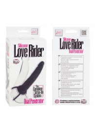 Насадка на пенис Silicone Love Rider Dual Penetrator для двойного проникновения - 14 см. - California Exotic Novelties - в Волжском купить с доставкой