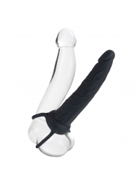 Насадка на пенис Silicone Love Rider Dual Penetrator для двойного проникновения - 14 см. - California Exotic Novelties - в Волжском купить с доставкой