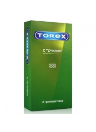 Текстурированные презервативы Torex  С точками  - 12 шт. - Torex - купить с доставкой в Волжском