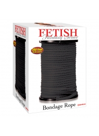 Черная веревка для связывания Bondage Rope - 60,9 м. - Pipedream - купить с доставкой в Волжском