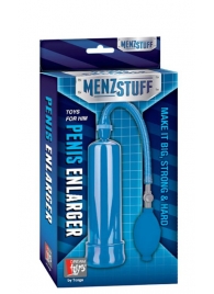 Синяя вакуумная помпа MENZSTUFF PENIS ENLARGER - Dream Toys - в Волжском купить с доставкой