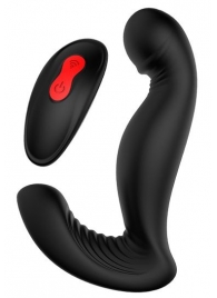 Черный вибромассажер простаты SWIRLING P-PLEASER - Dream Toys - в Волжском купить с доставкой