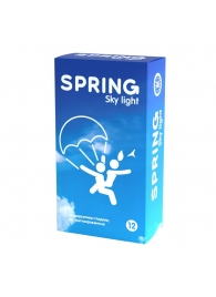 Ультратонкие презервативы SPRING SKY LIGHT - 12 шт. - SPRING - купить с доставкой в Волжском