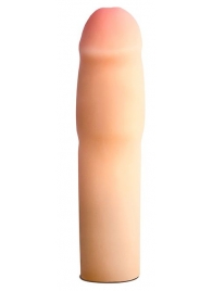 Телесная насадка-удлинитель на пенис PERFORMANCE 1.5INCH COCK XTENDER - 16 см. - Blush Novelties - в Волжском купить с доставкой