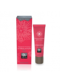 Возбуждающий интимный гель для двоих STIMULATION GEL Pomegranate   Nutmeg - 30 мл. - Shiatsu - купить с доставкой в Волжском