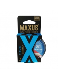 Классические презервативы в пластиковом кейсе MAXUS Classic - 3 шт. - Maxus - купить с доставкой в Волжском