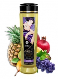 Массажное масло Libido Exotic Fruits с ароматом экзотических фруктов - 240 мл. - Shunga - купить с доставкой в Волжском