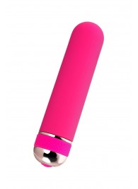 Розовый нереалистичный мини-вибратор Mastick Mini - 13 см. - A-toys