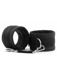 Черные наручники My rules на сцепке - БДСМ Арсенал - купить с доставкой в Волжском